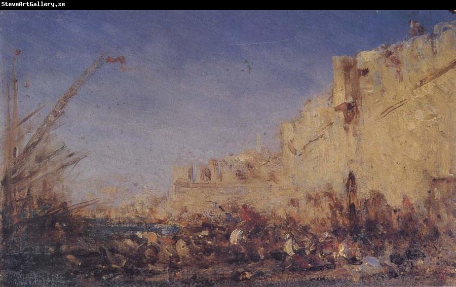 Felix Ziem The Ramparts,Algiers